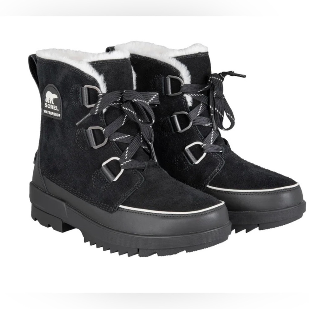 Sorel Women's Tivoli IV Black Winter Boots, waterproof black size 7